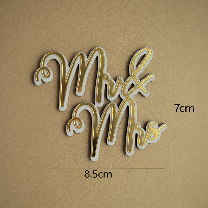 Wedding Proposal Acrylic Cake Insert - Love Heart Ring & More