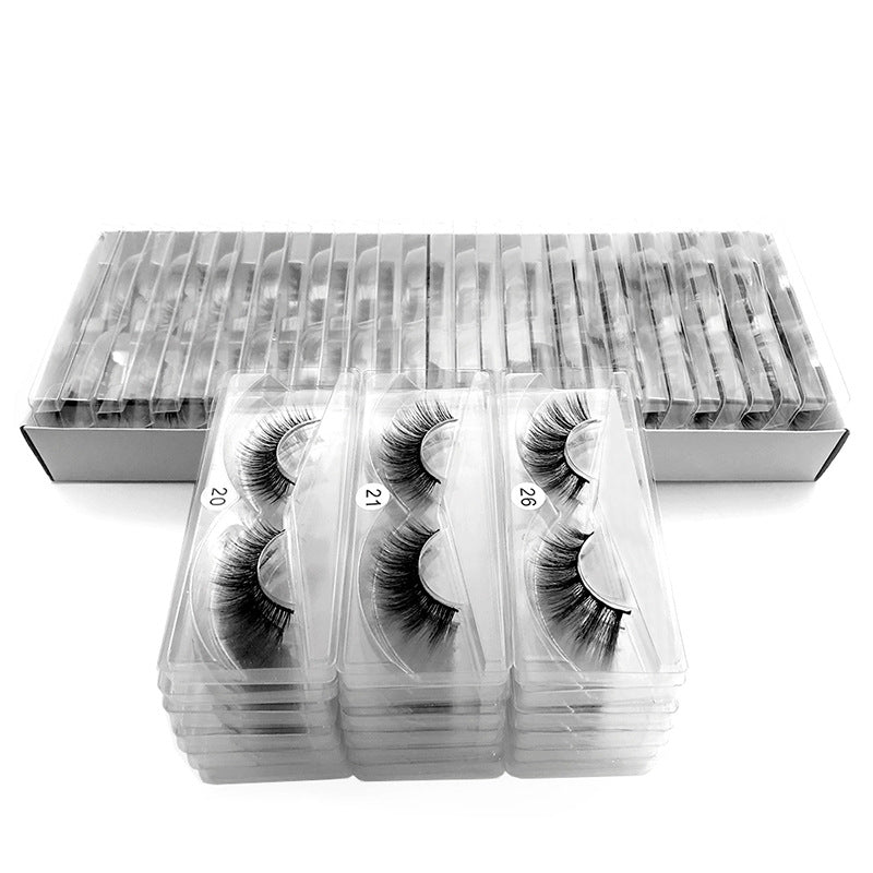 Multi-Layer 3D False Eyelashes Set Natural Volume Style - 1 Pair