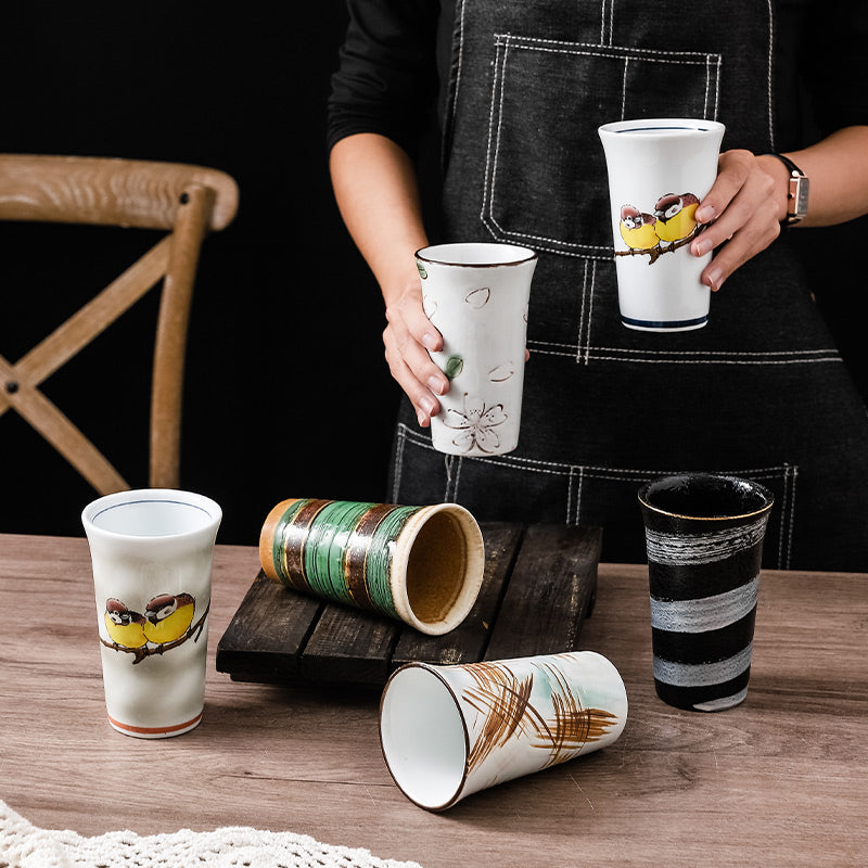 Heat-Resistant Ceramic Tea Cup for Hot Beverages - Household Kitchenware