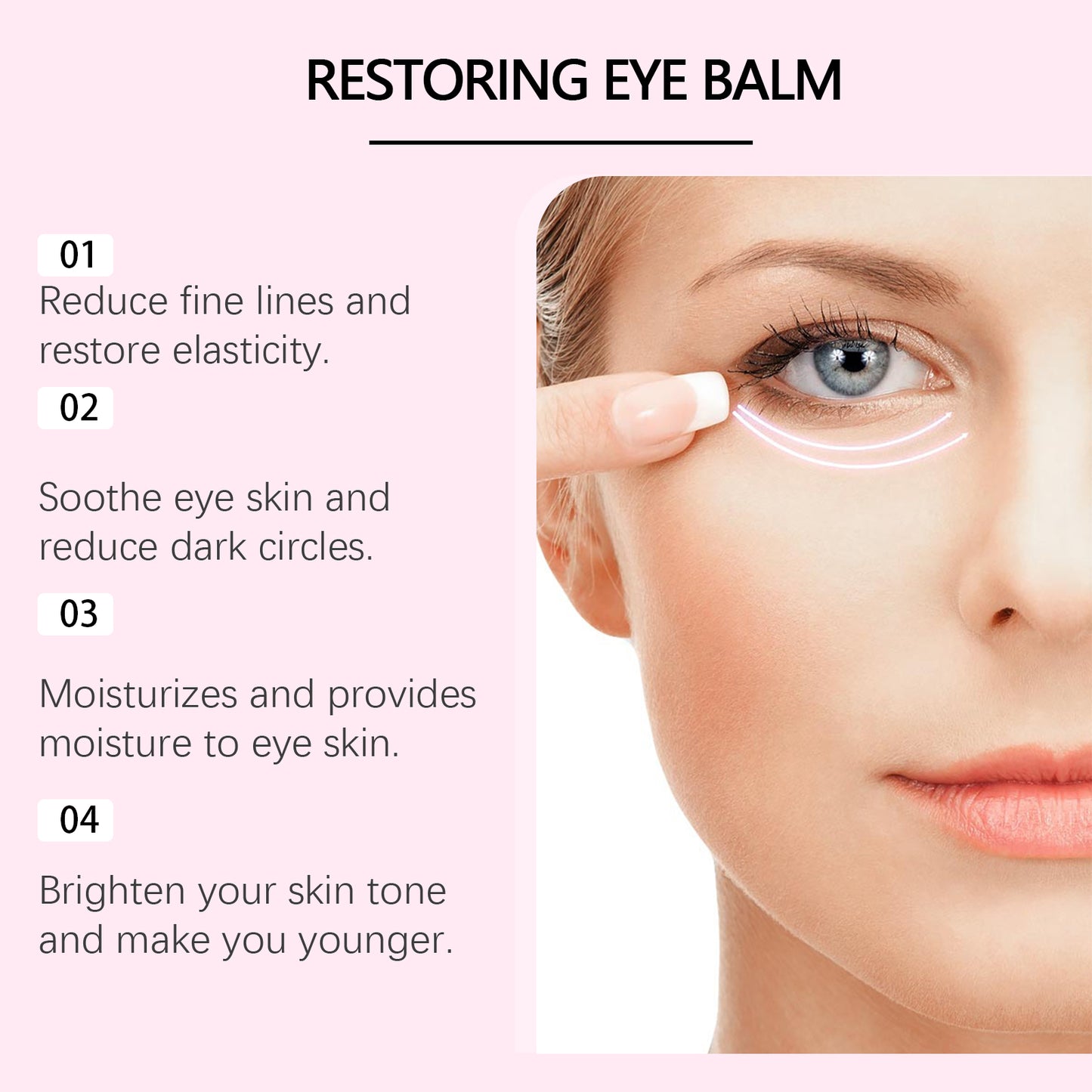Moisturizing Eye Cream Stick for Dark Circles and Fine Lines