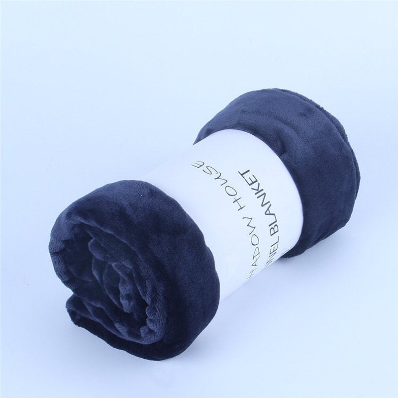 Air-Conditioning Blanket Fleece Bed Sheet Nap Blanket for Home & Bedroom