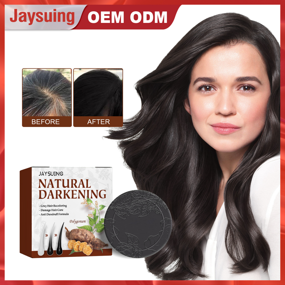 Fo-Ti Hair-Blackening Shampoo Bar 100g - Hair Care for Gray Hair