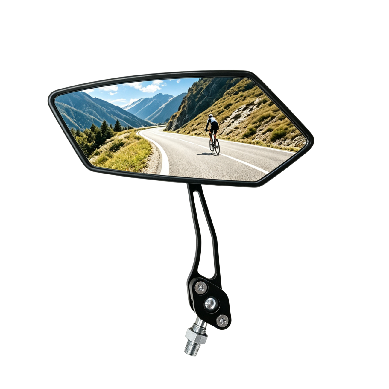 Adjustable Bicycle Mirrors - Wide Angle Rearview for Safety