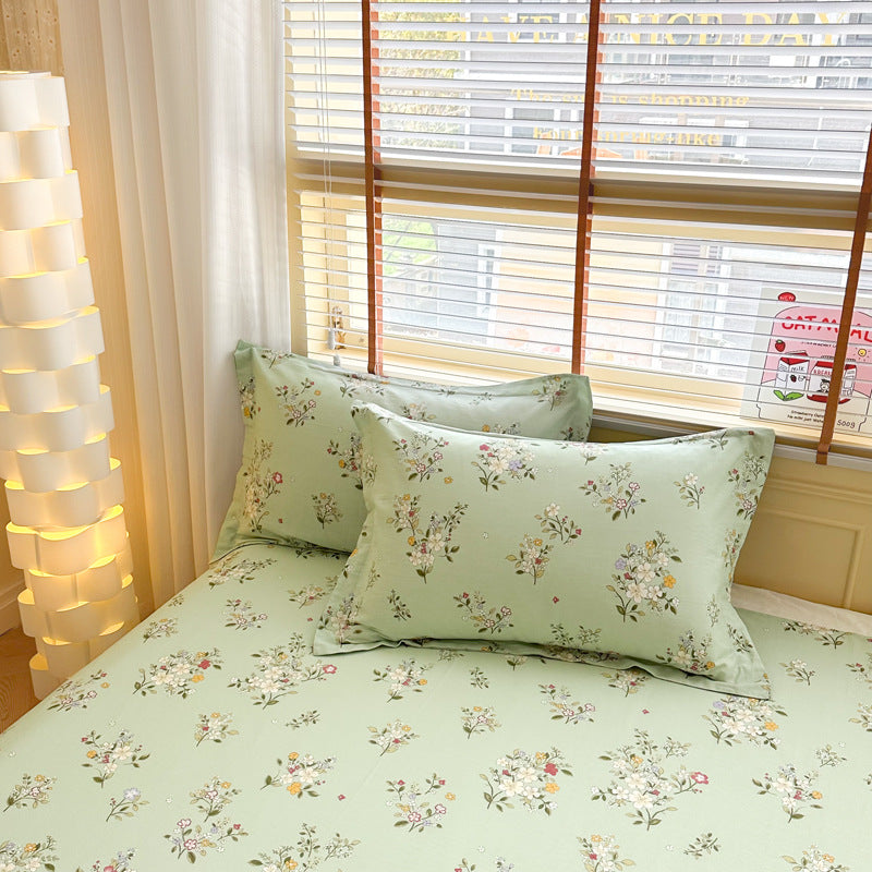 Cotton Twill Pillowcases Set - 100% Cotton, Modern Home Decor