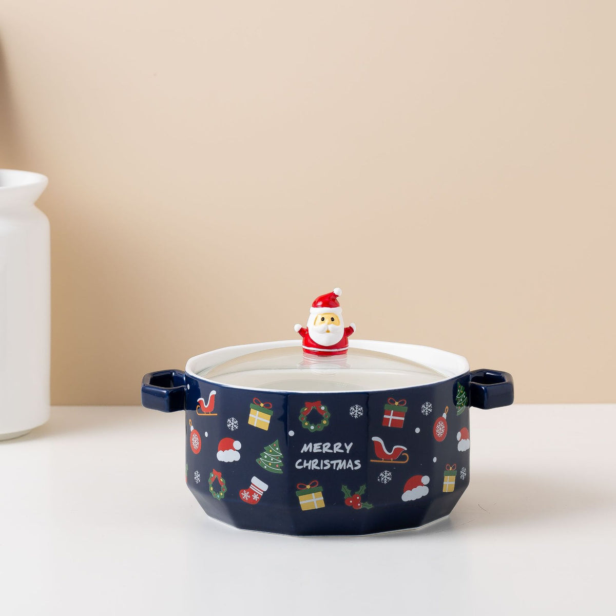 Creative Ceramic Rice Bowl with Cartoon Design - Salad & Dining