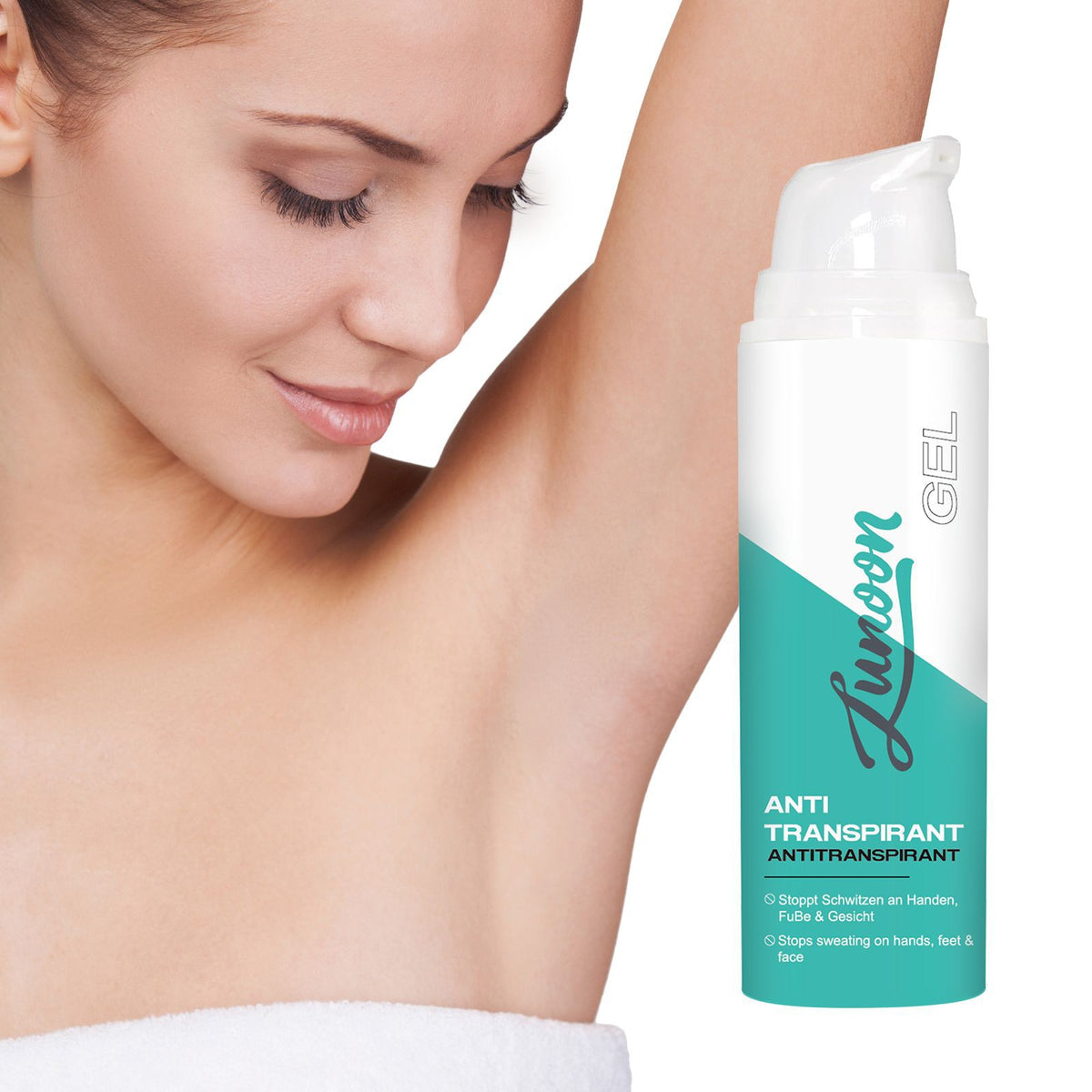 Antiperspirant Lotion and Spray Set - Herbal Fragrance, Multiple Sizes