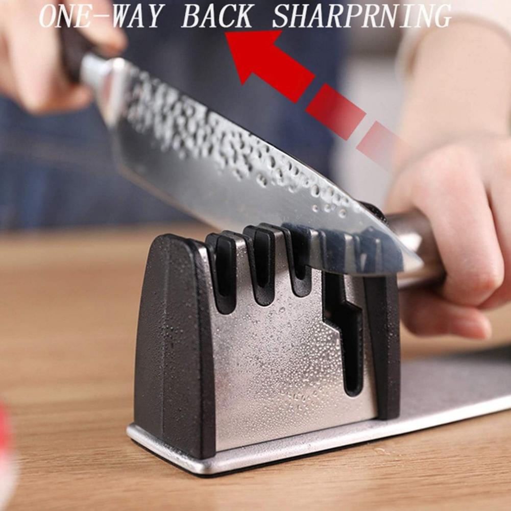 Non-slip Kitchen Knife Sharpener, Ergonomic Handle, Safe And Fast