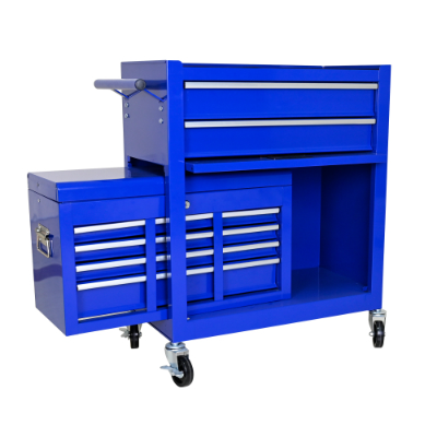 High Capacity Rolling Tool Chest with 8 Drawers and Lockable Storage