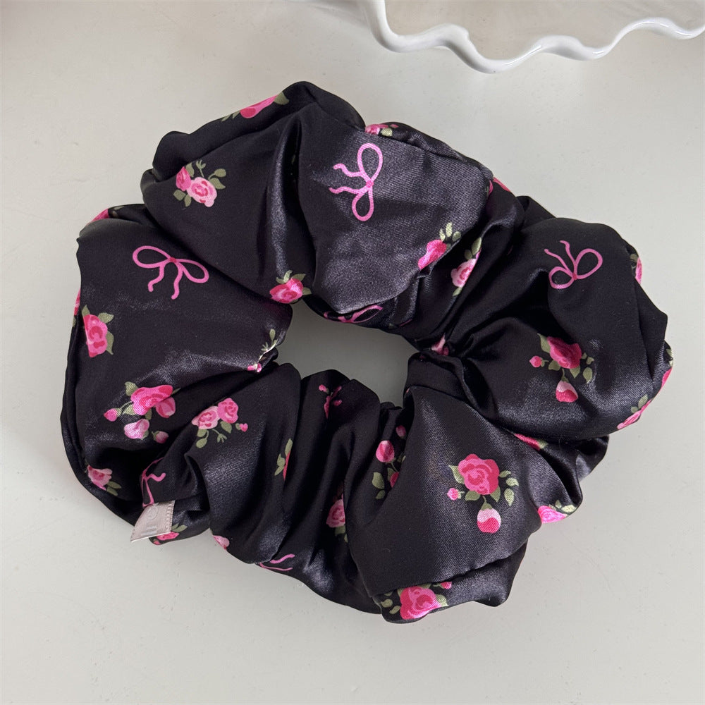 Floral Hair Scrunchie - High Elasticity Cloth Band