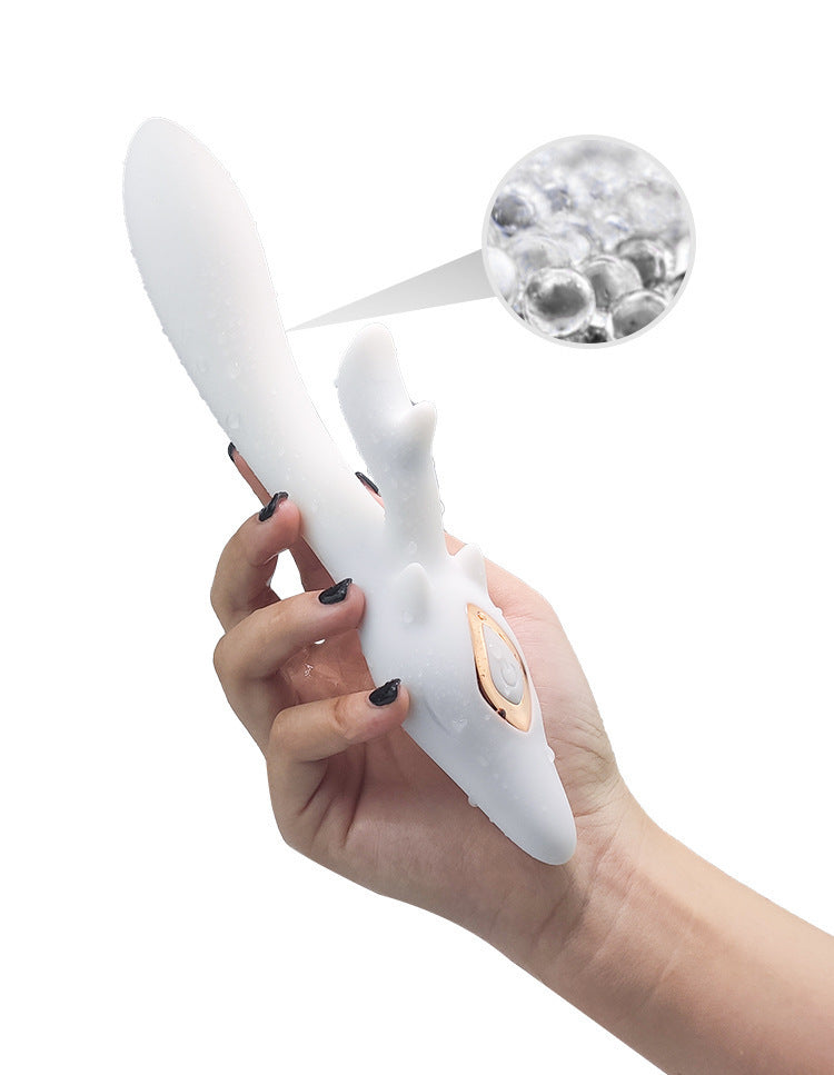 Deer Vibration Massage Toy - Flexible Silicone & ABS Relaxation Tool