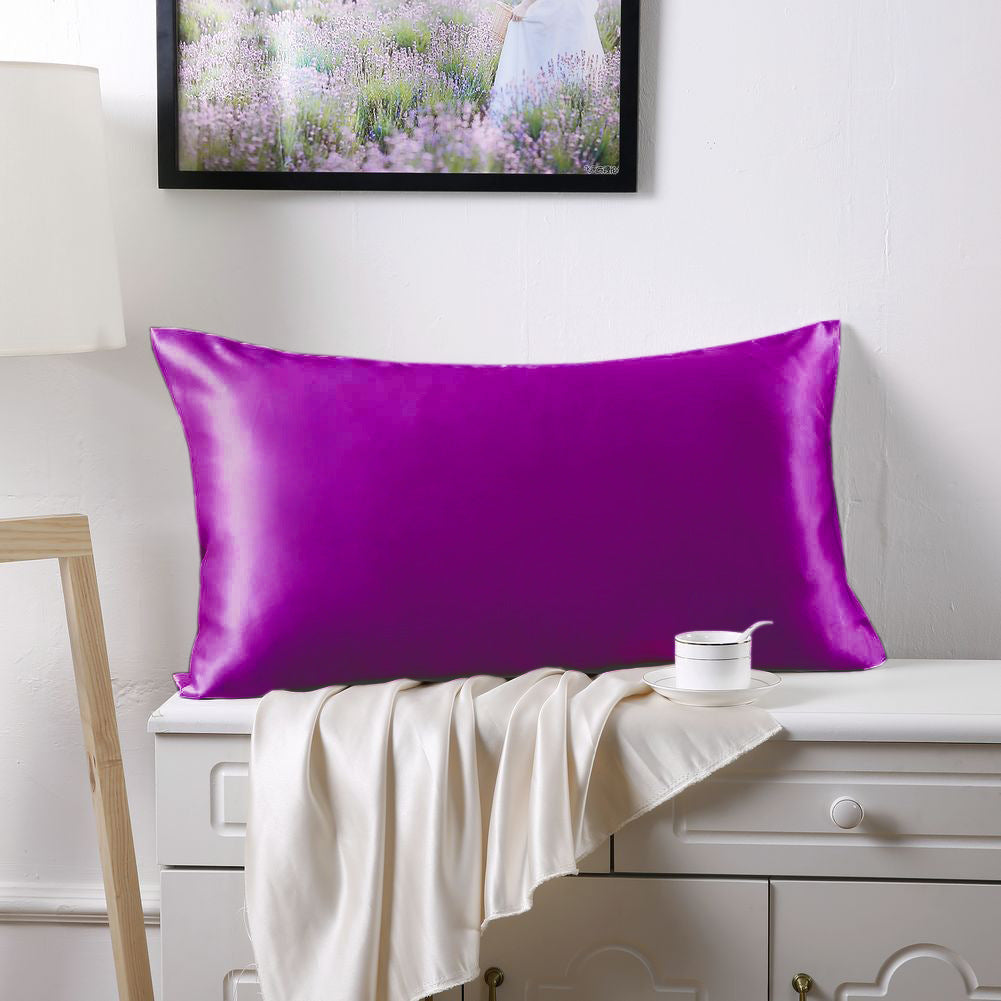 Silk Pillowcase Double-Sided European Style 100% Mulberry Satin Home Decor