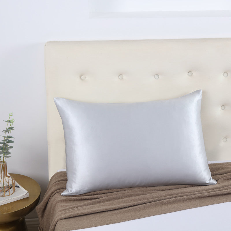 Solid Color Silk Pillowcase - Satin Mulberry Silk Bedding, Modern & Elegant