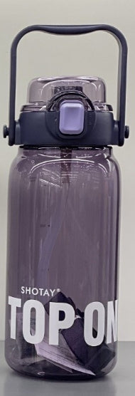 Leak-Proof Drop-Resistant Large Capacity Plastic Water Cup with Straw