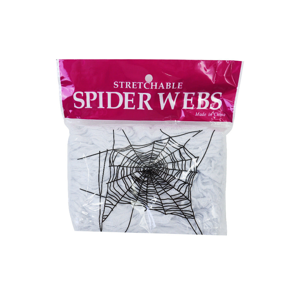Halloween Half Face Mask with Bat Lace & Spider Silk Variants for Party & Costume