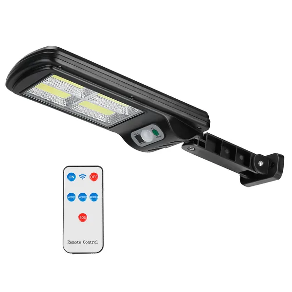 300W Solar Powered Outdoor Wall Light with Motion Sensor and Remote