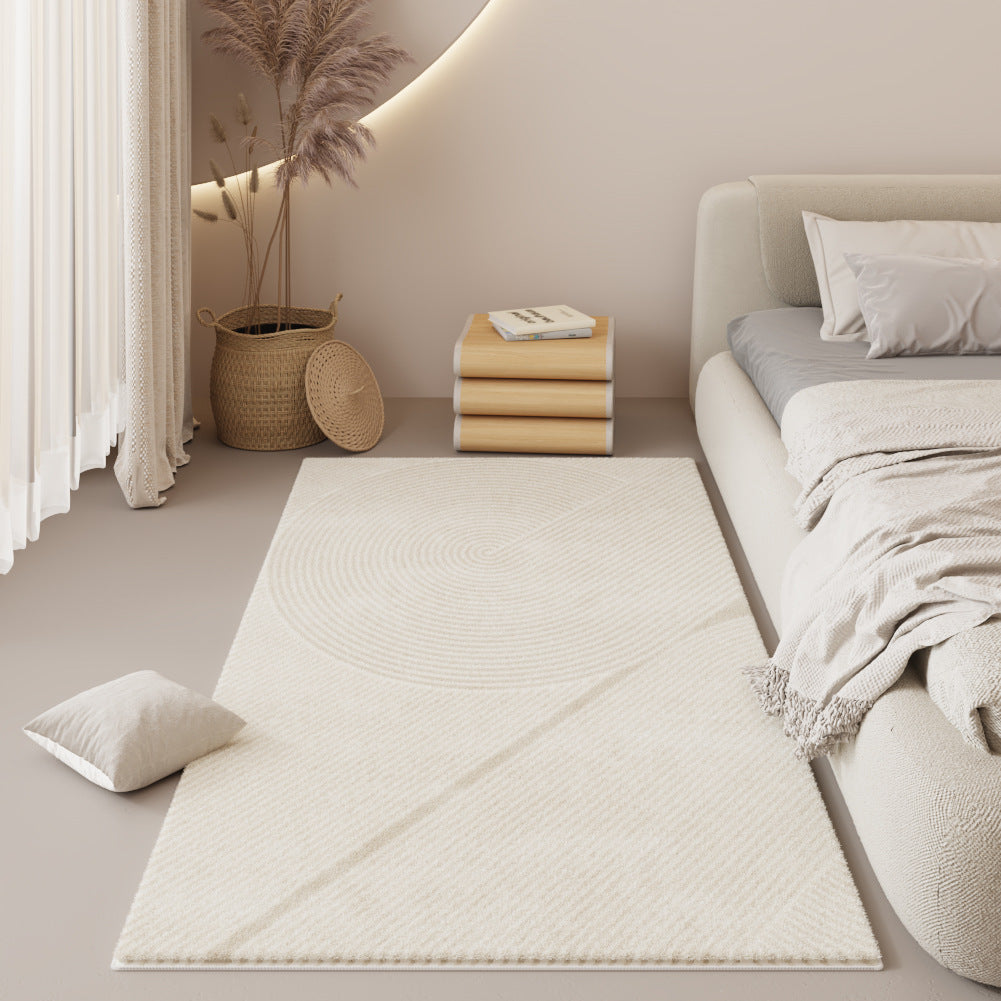 Modern Bedroom Carpet with Geometric and Striped Patterns - Multiple Sizes & Styles