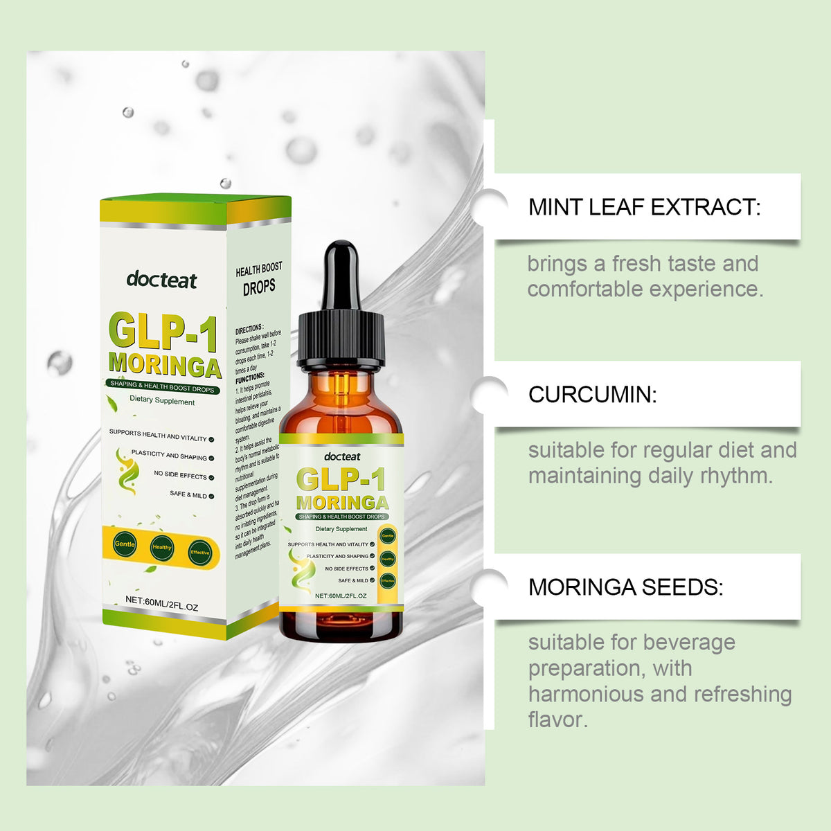Horseradish Tree Extract Drops - 60ml Pure Formula