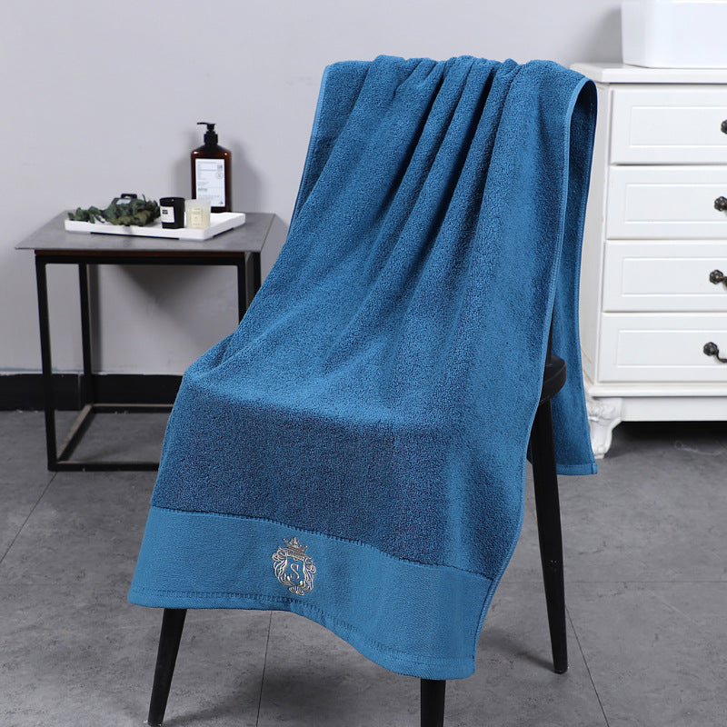 Thickened Cotton Bib Towel - Lint-Free, Soft, Durable 70x140cm