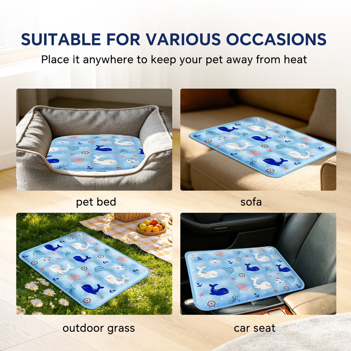 Pet Cooling Mat for Dogs Cats Underwater World Self Pickup Available