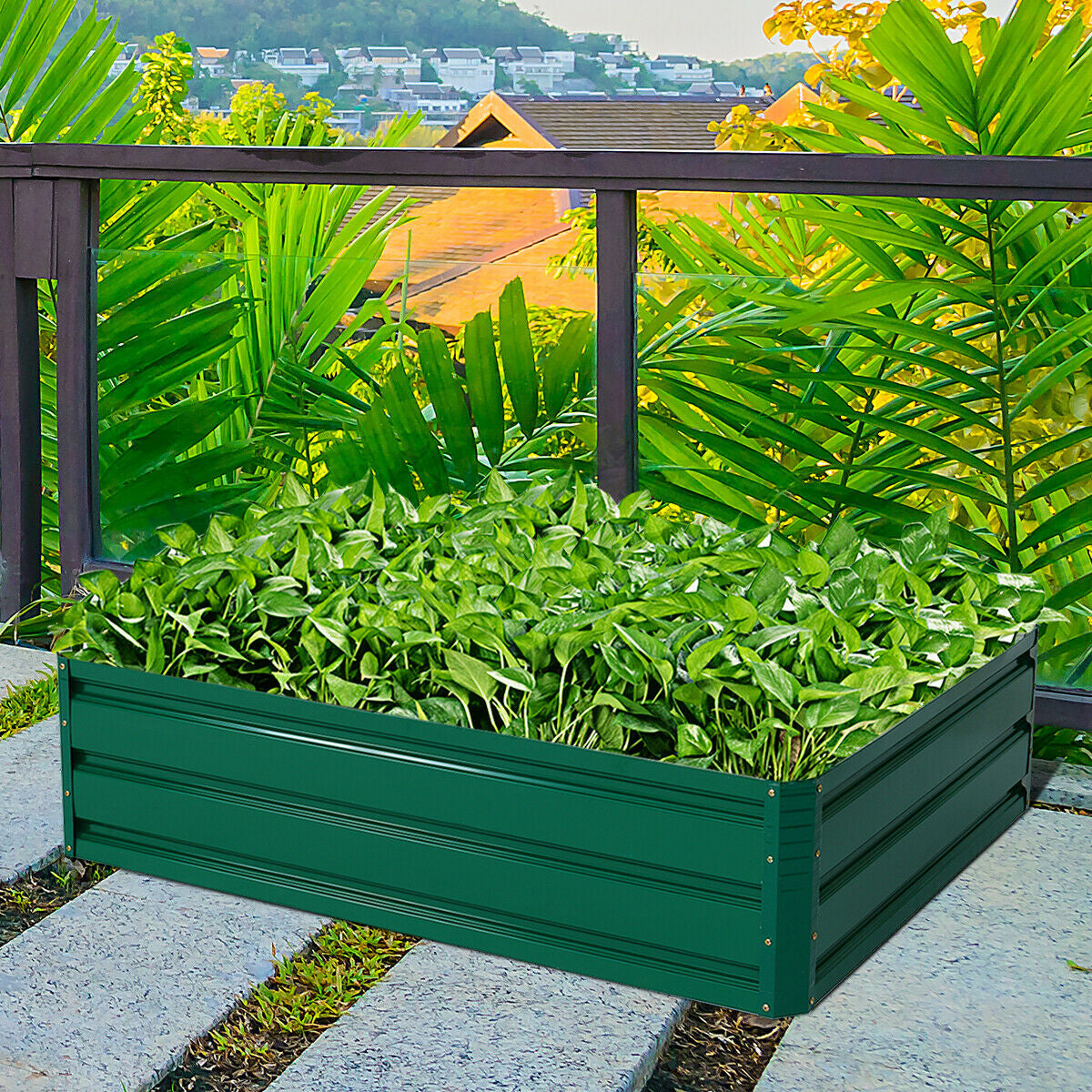47.5 Inch Raised Garden Bed Planter for Vegetables & Flowers
