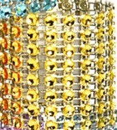 Set of 10 Napkin Rings for Hotel & Home Table Settings - Multiple Colors