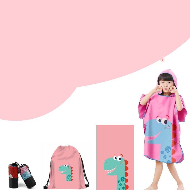 Quick-Drying Double-Sided Microfiber Children's Bath Towel - Multiple Sizes & Styles