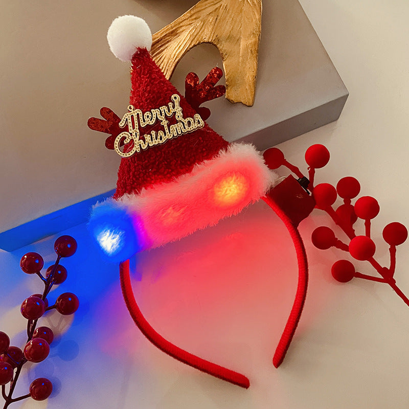 Christmas Light Headband for Women – Snowflake & Holiday Styles