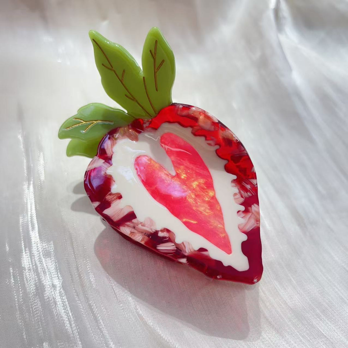 Strawberry Hairpin for Girls
