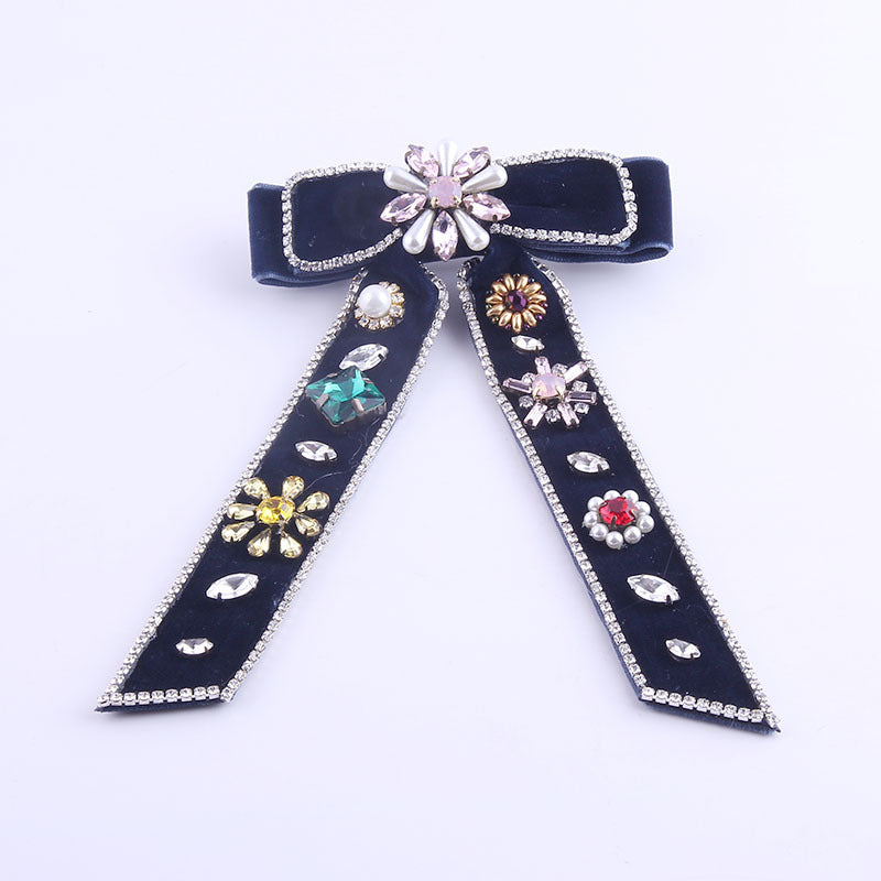Flannel Bow Hairpin - European & American Style