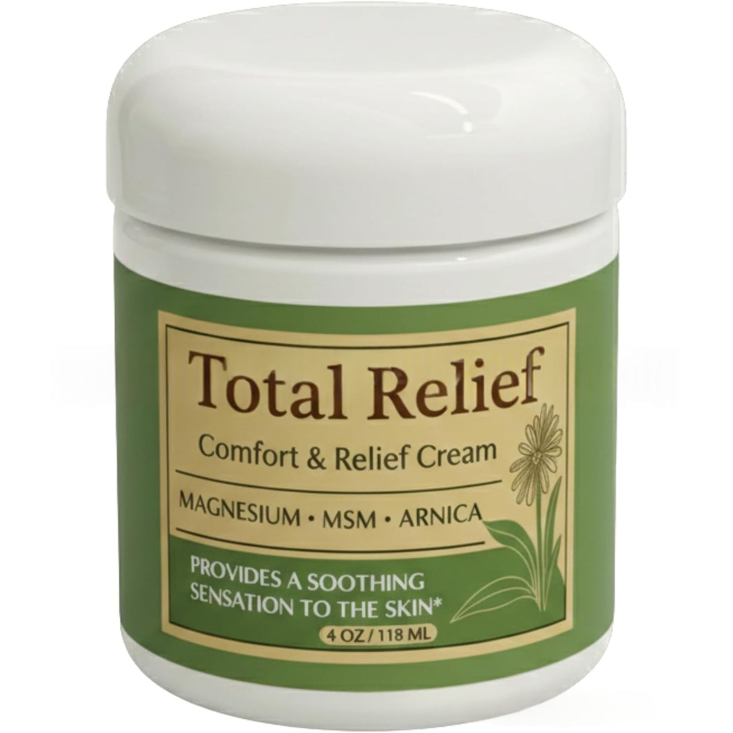 Soothing Nerve Cream with Arnica, Magnesium, and Shea Butter