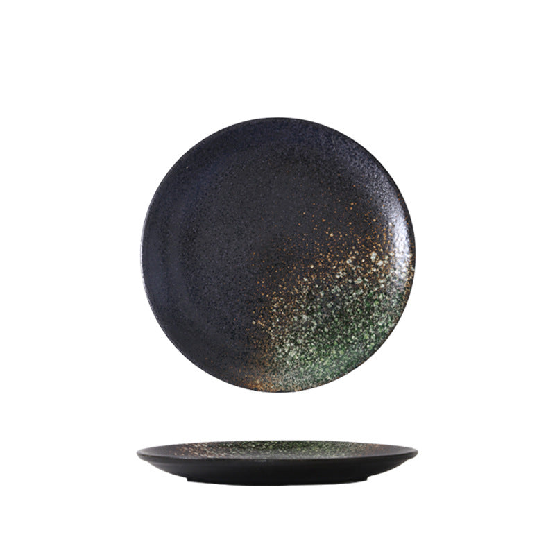 Japanese Ceramic Shallow Plate - 9 or 10 Inch Kitchen Dinnerware - Multiple Colors