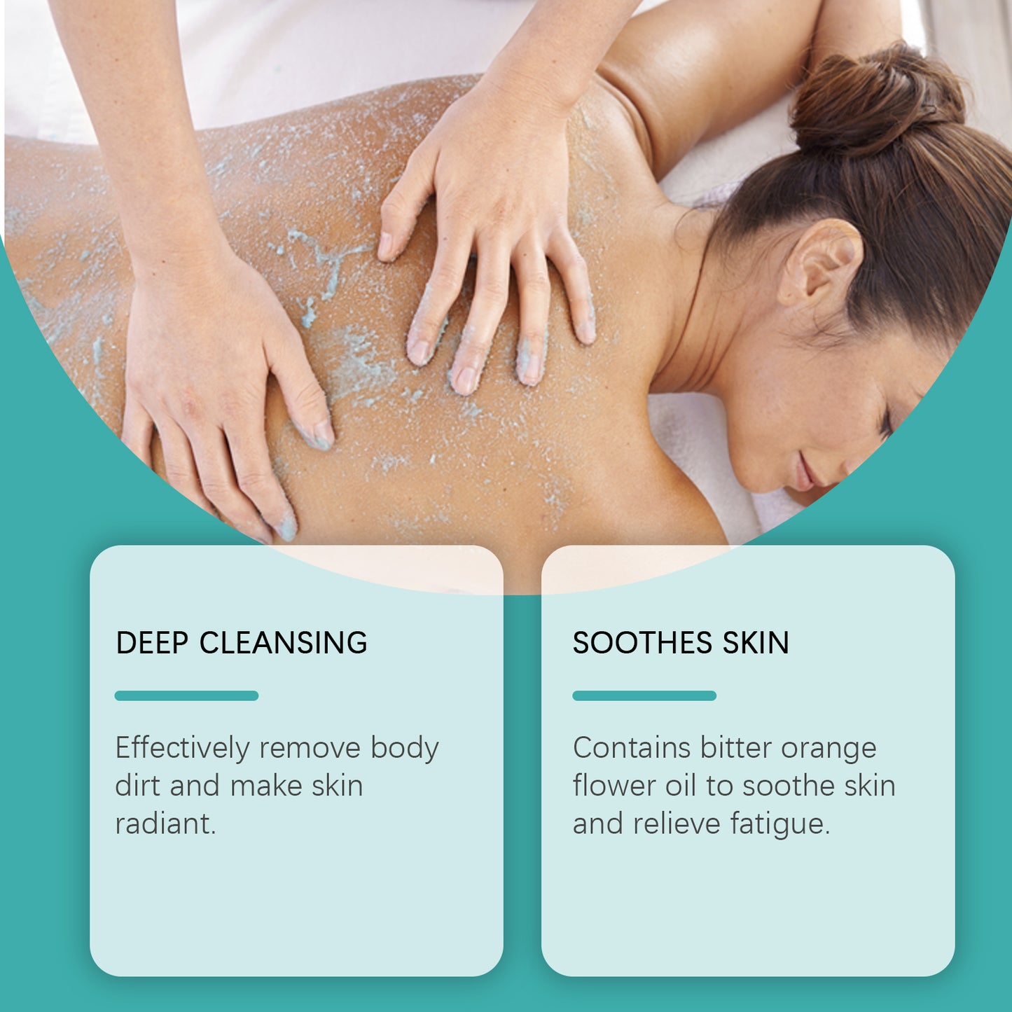 Moisturizing Bath Sea Salt with Ginseng & Peppermint - Gentle Body Soak