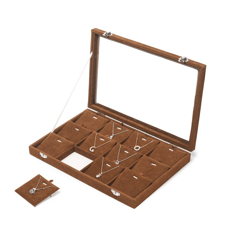 Jewelry Storage Box with Multiple Compartments for Rings, Necklaces & Bracelets