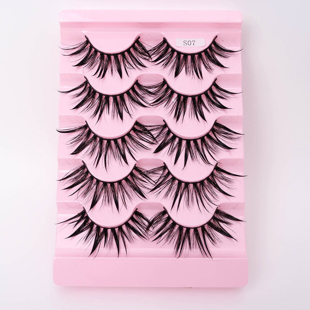 Natural 3D Dramatic Fairy Cluster False Eyelashes - 5 Pairs