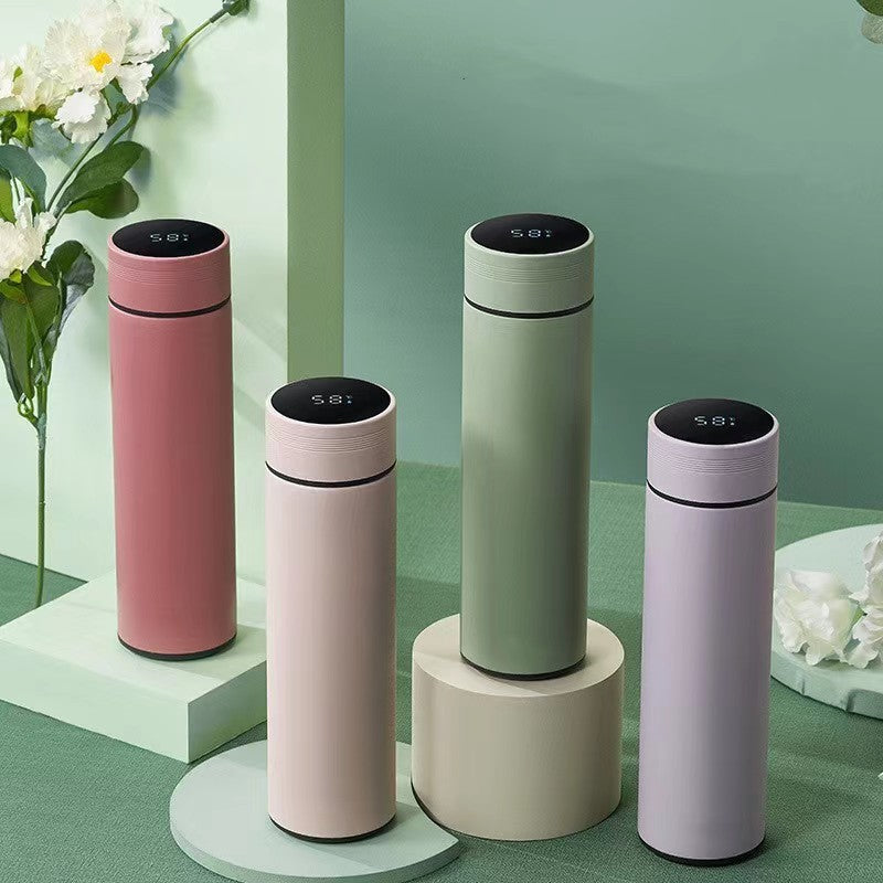 Portable Temperature Display Insulation Cup Stainless Steel 500ML