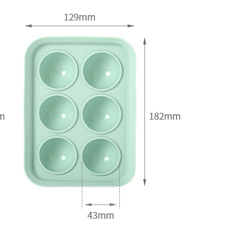 Silicone Sausage and Meatball Mold - Food Grade, Heat Resistant, Green