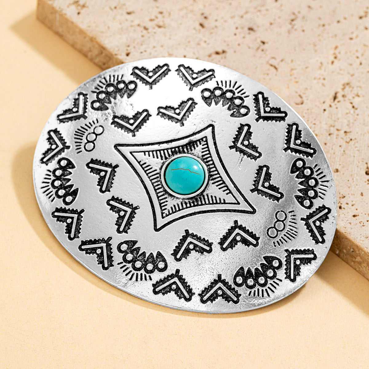 Geometric Hair Clip for Kids - Alloy Barrette