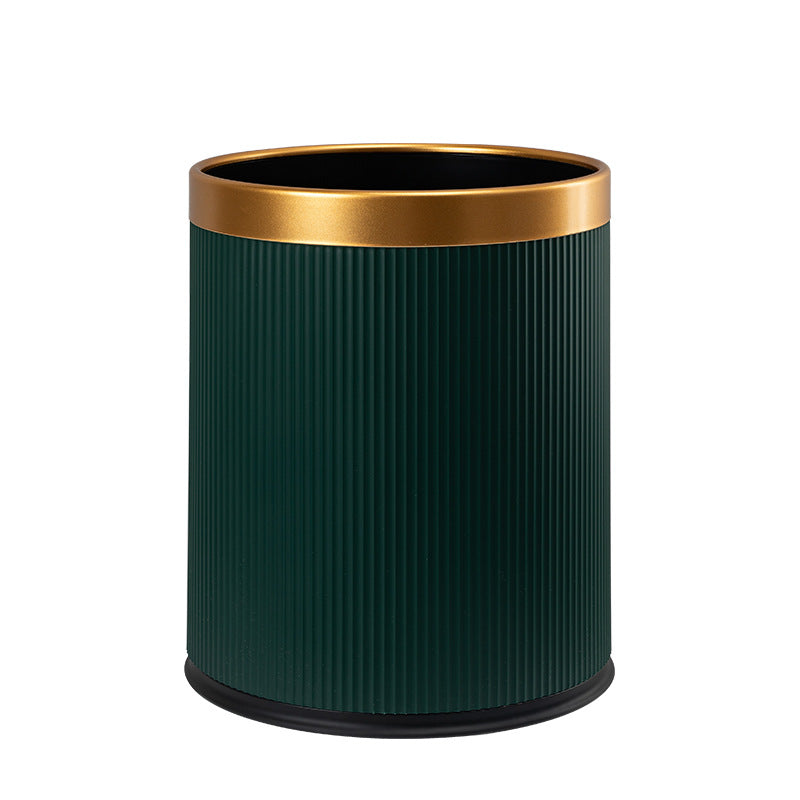 Uncovered Large Capacity Trash Can with Thickened Design for Home Kitchen
