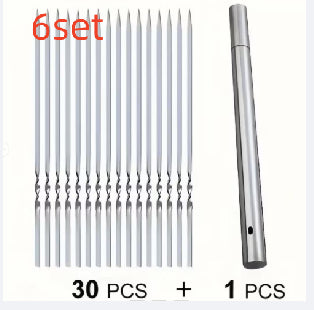 Portable Charcoal Grill Set for Outdoor Cooking - Multiple Styles