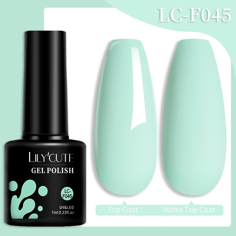 Colored Glitter Nail Glue Set for Nail Art - Waterproof & Non-Flushing