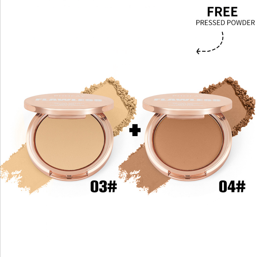 Matte Pressed Setting Powder - Oil Control Face Makeup