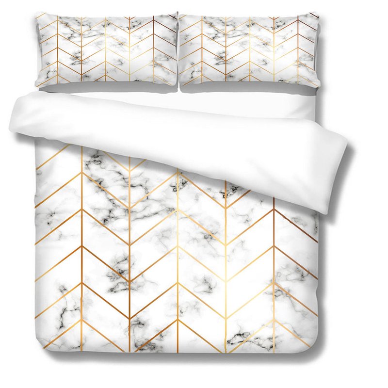 Cross-Border 3D Digital Printing Bedding Set - Multiple Sizes and Styles