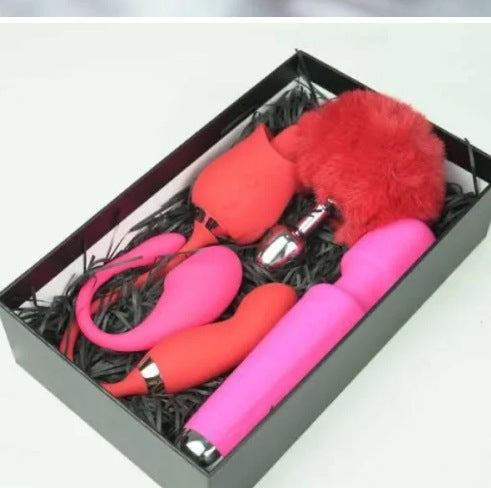 Double-Headed Tongue Vibrator with Retractable Design - Female Pleasure Toy