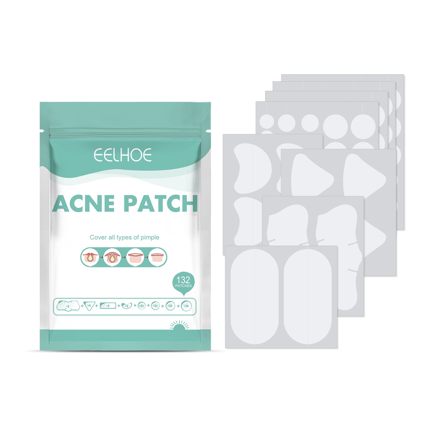Tea Tree & Calendula Acne Healing Patch - Gentle Blemish Treatment