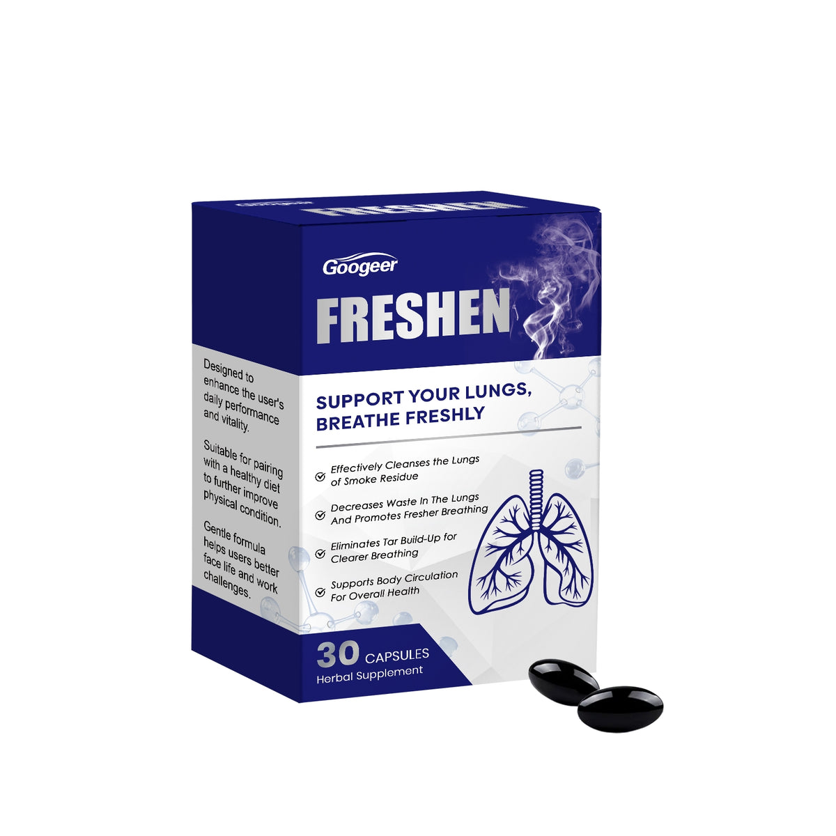 Herbal Supplement Capsules - 30 Count