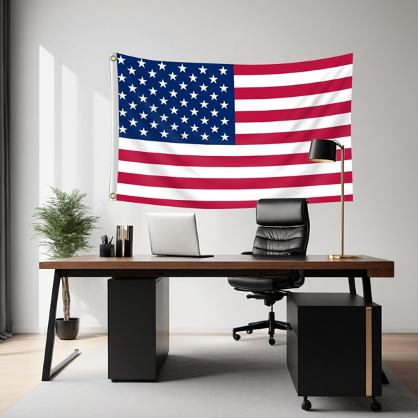 4X6FT American Flag - USA Nylon Flag with Brass Grommets