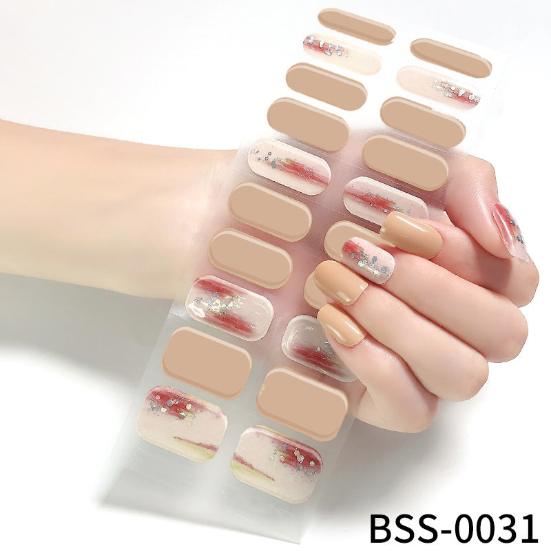 Gel Nail Stickers - Multiple Designs & Colors