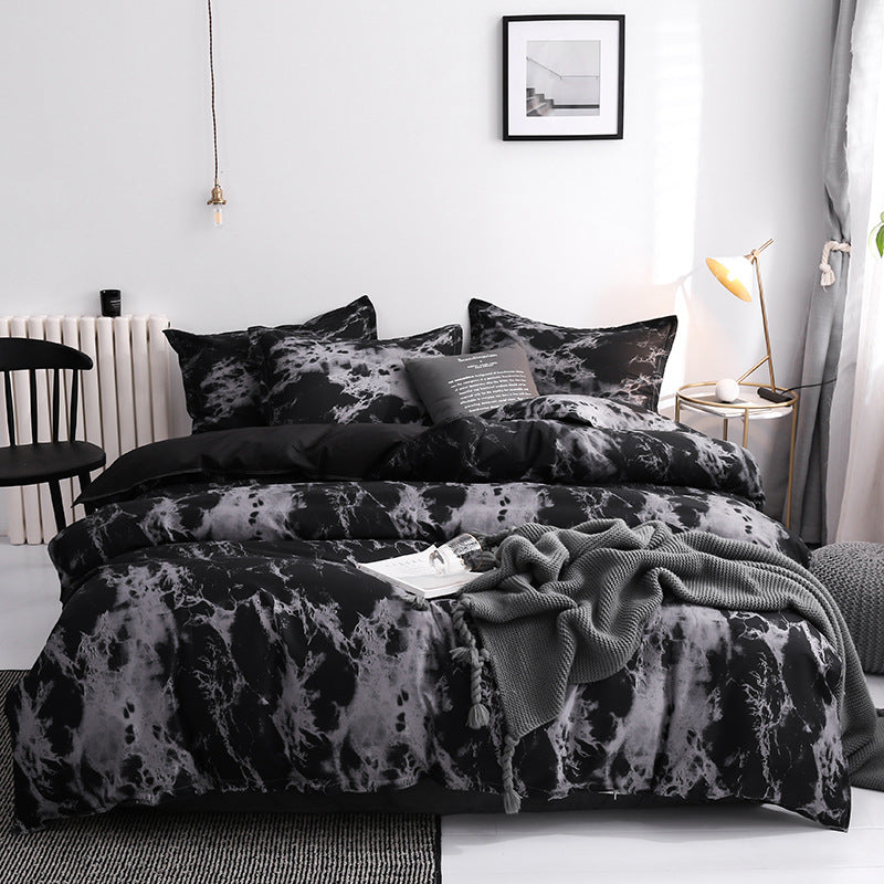 Luxurious 3-Piece Bedding Set with Duvet Cover and Pillowcases - Multiple Sizes