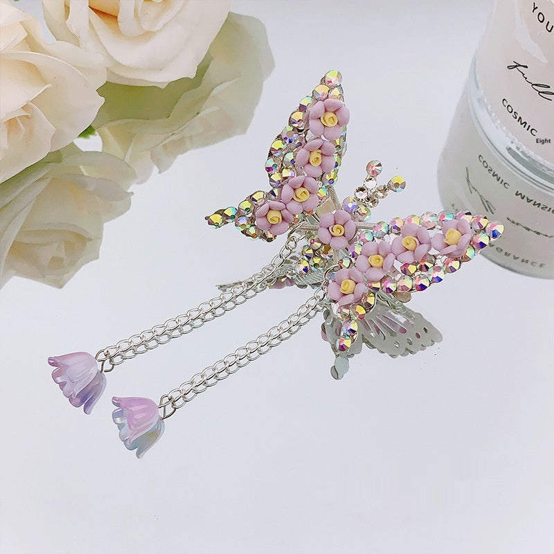 Children's Butterfly Hair Barrettes - Multiple Colors