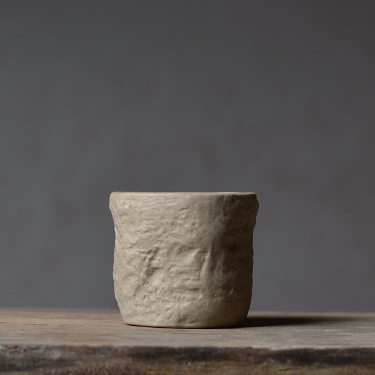 Handmade Ceramic Rock Clay Pot and Cups Set - Kitchen Drinkware